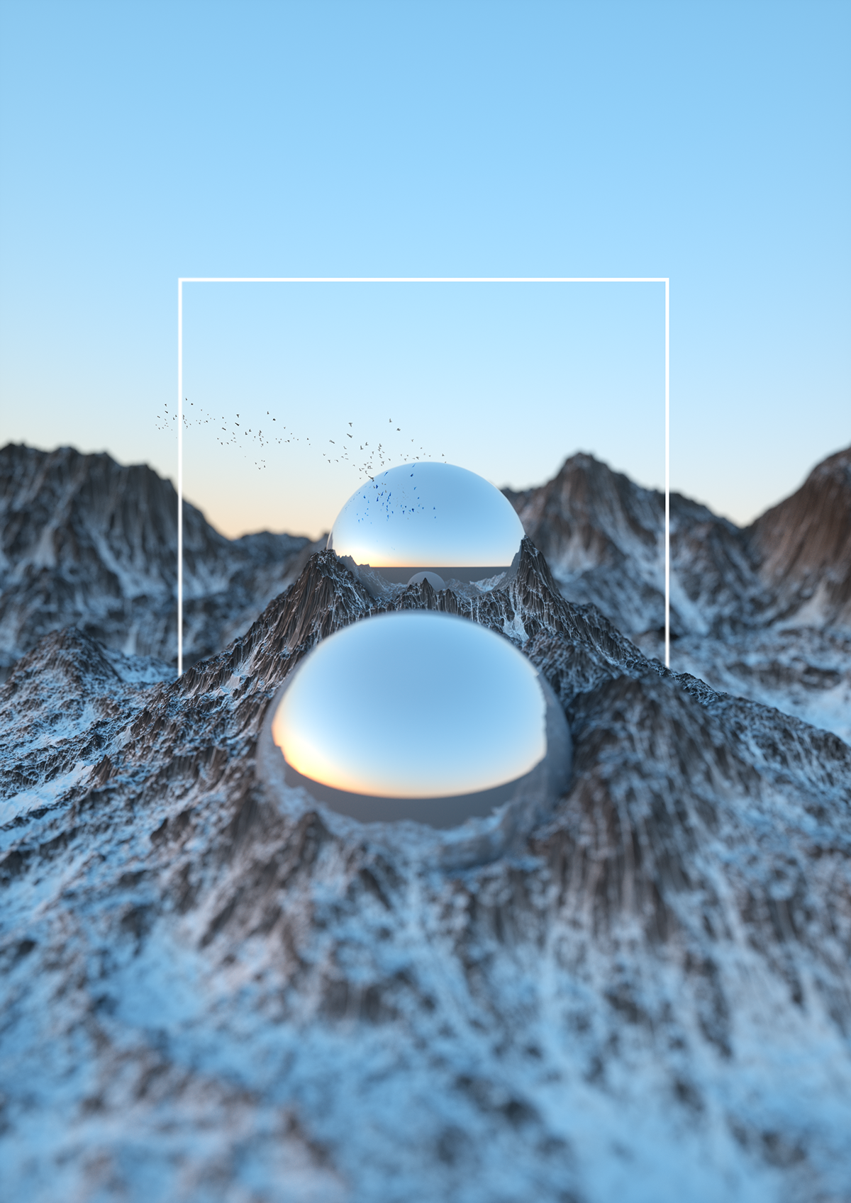 3D Landscape abstract