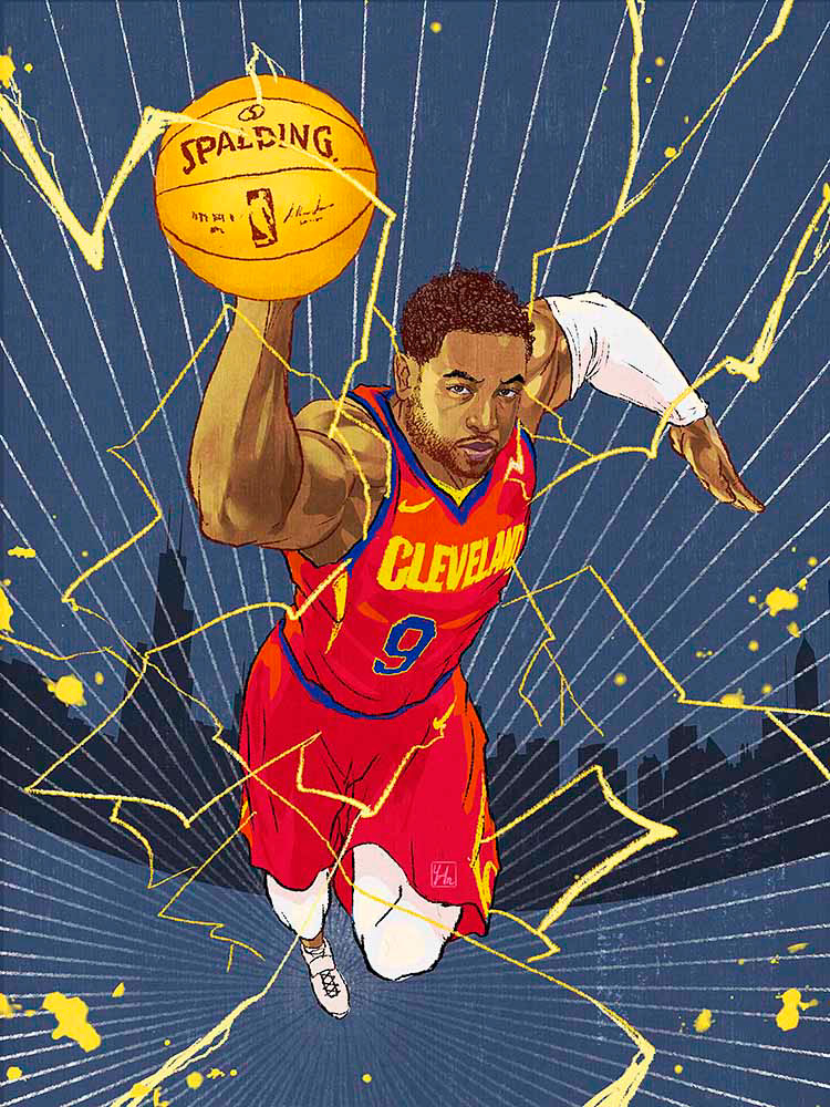 dwyane wade jordan ILLUSTRATION  basketball basketball art NBA Cleveland Cavalieres Flash