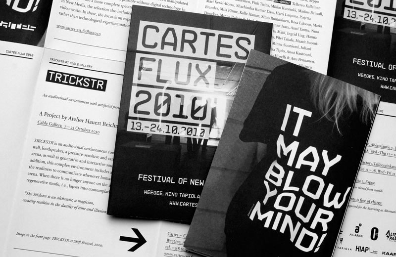 Cartes Flux Media Art festival Catalogue
