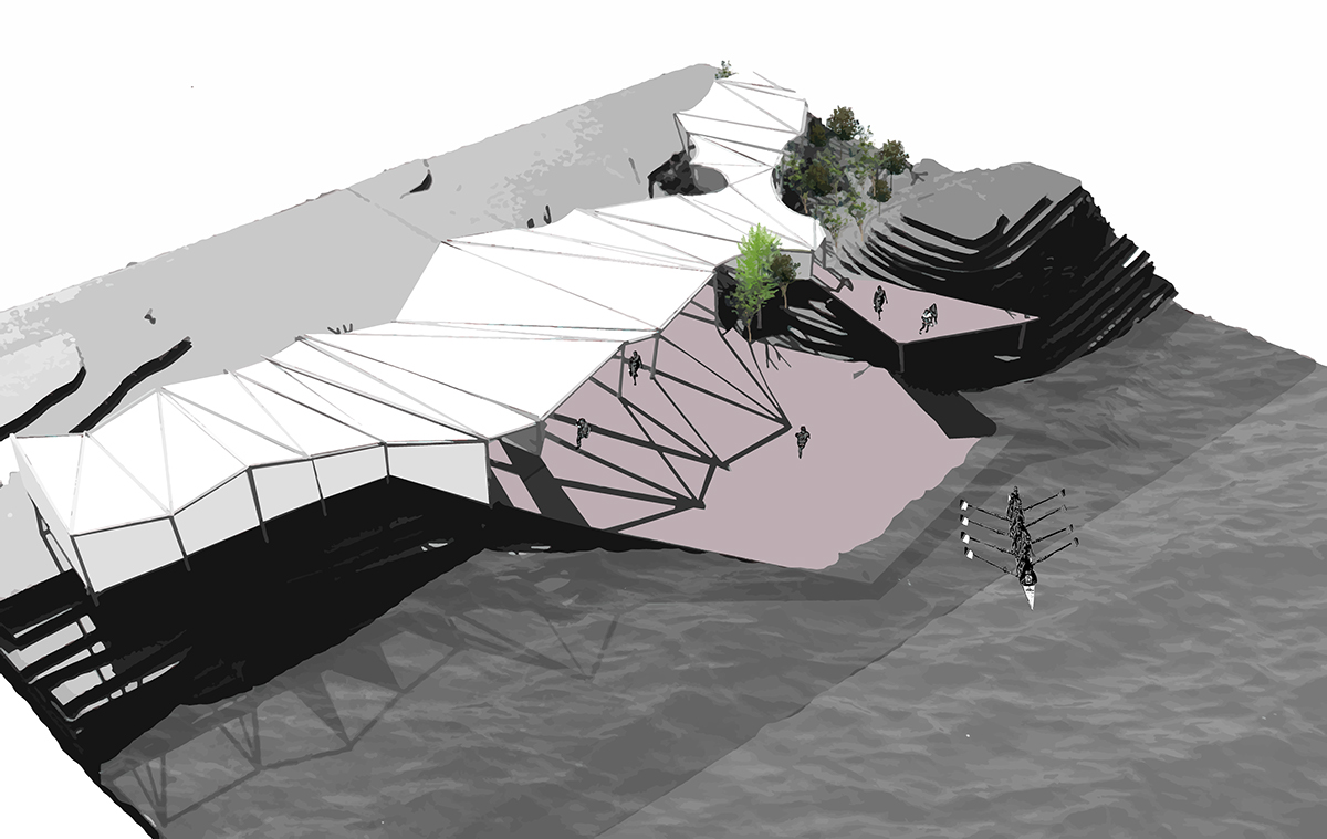 Adobe Portfolio #architecture #drawing #boathouse #archD