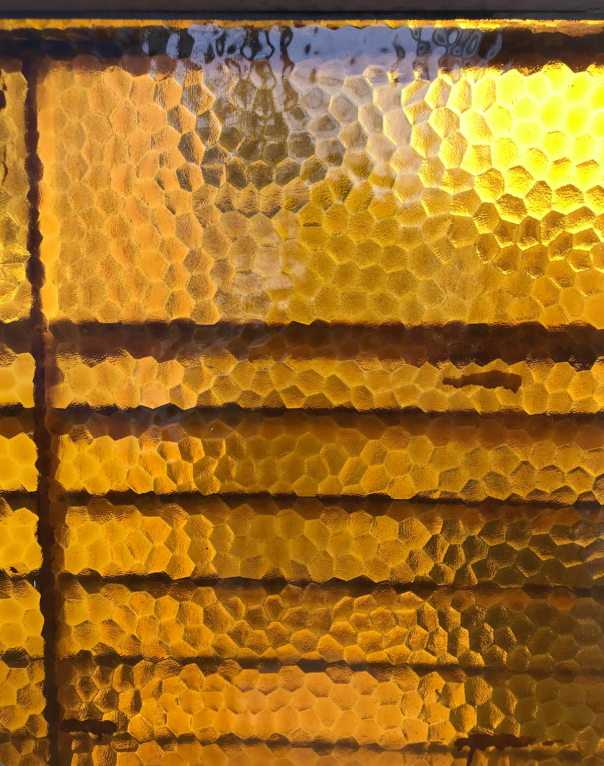 Image may contain: outdoor object, honeycomb and abstract