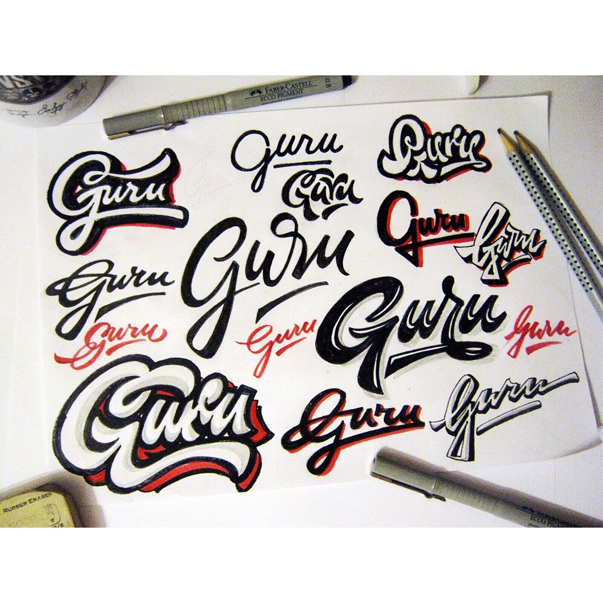 lettering art Marker liner letter logo print font design hand Logotype sign brush brushpen tags