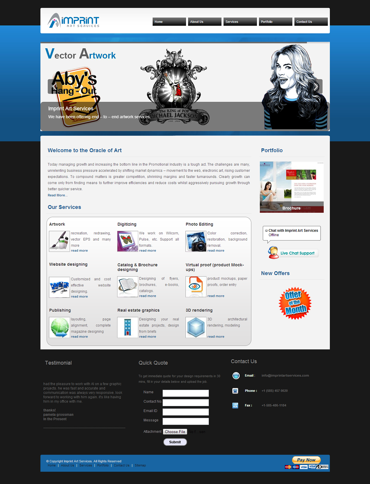 smal firm website  static html Website Advertising Agency