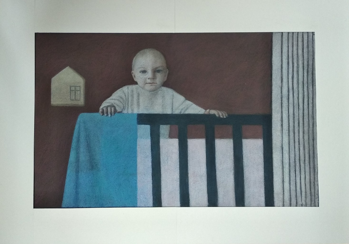 artwork child drawnig family feelings ILLUSTRATION  painting   stages atmosphere motherhood