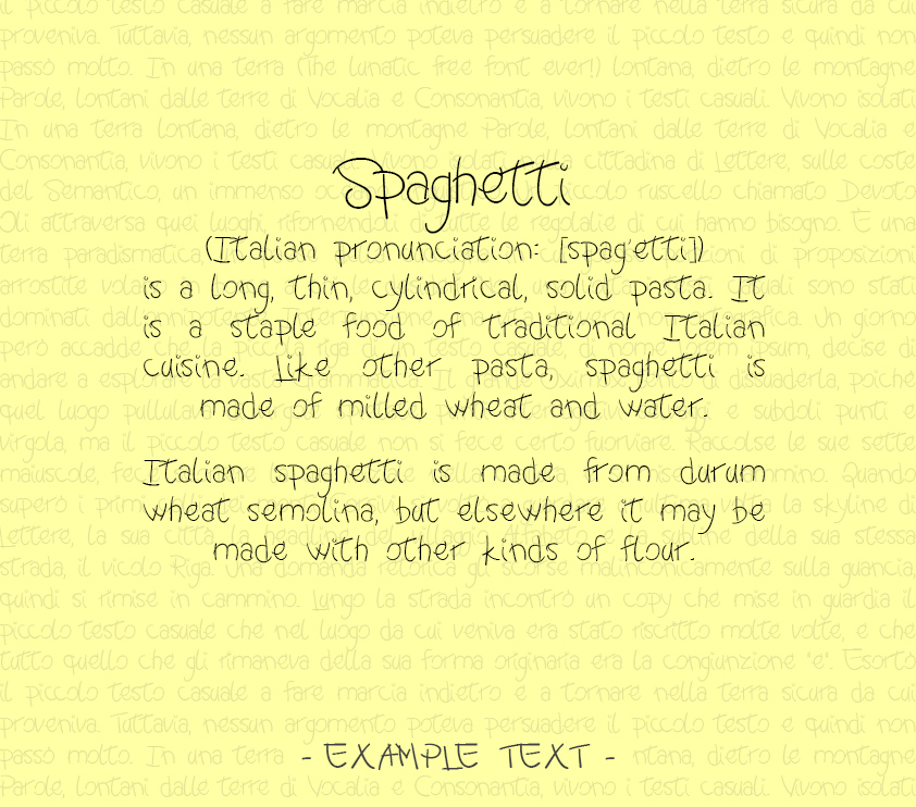 type font download Typeface typetool Moody spaghetty spaghetti Illustrator photoshop cuneo Italy