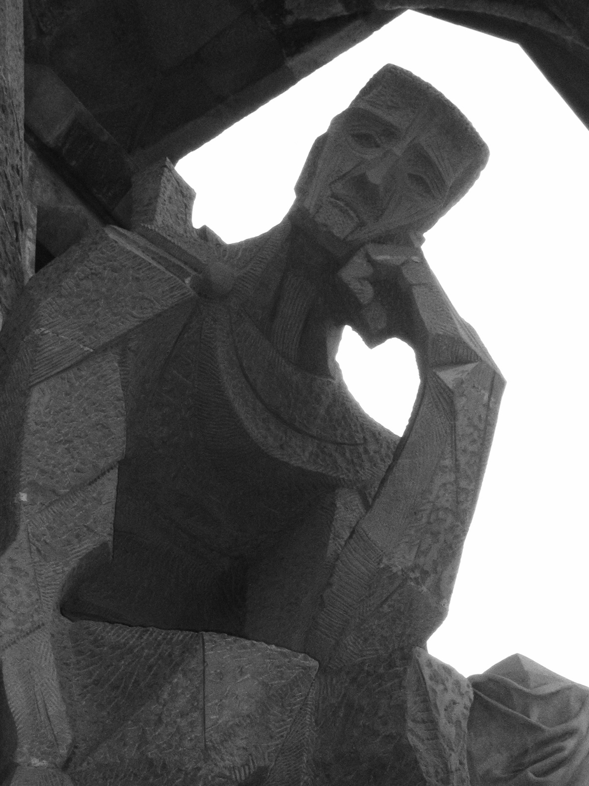 Photography  statues Travel prague sculpture black and white