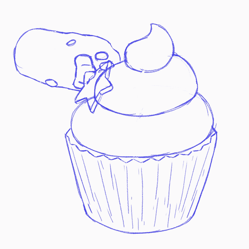 animal animation  cupcake Food  gif star