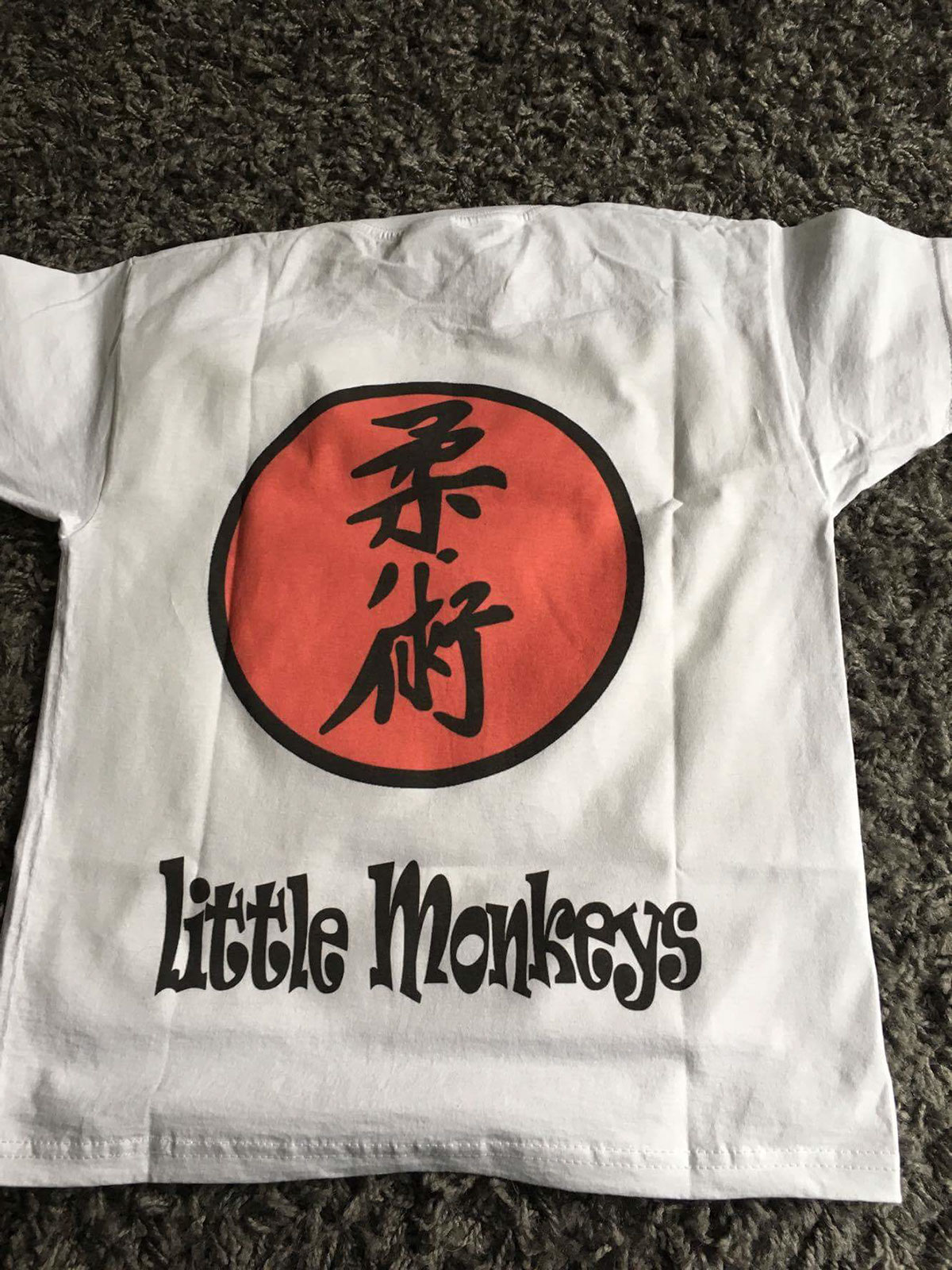 little monkeys t-shirt design kids design jujitsu