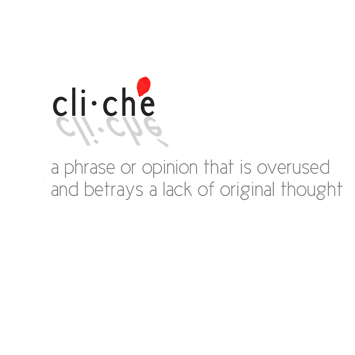 cliche cliches typo letters same old explain used overused