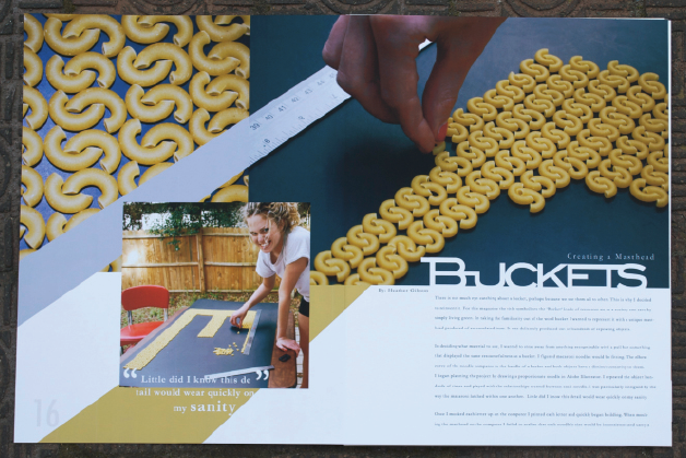 magazine Sustainable Design Buckets typographic structures