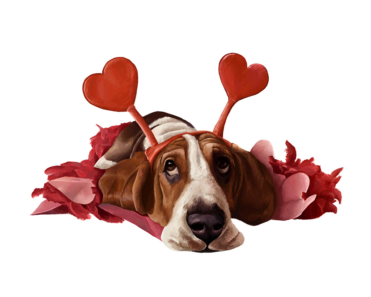 Adobe Photoshop Adobe Photoshop art 2D animal Digital Art  digital artist dog dog artist painting   Pet Realistic drawing