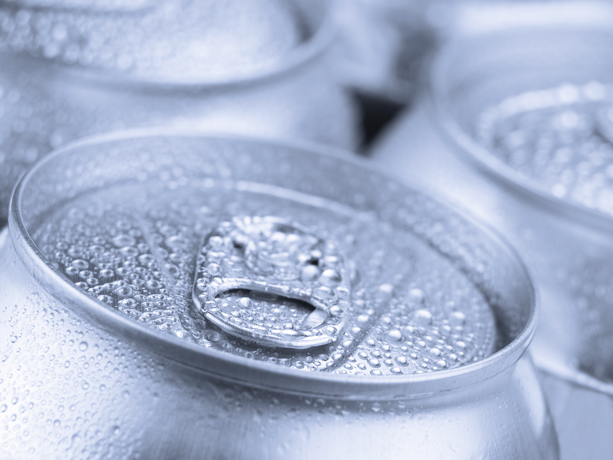 tin can soda coca cola coke straw metal aluminium beverage
