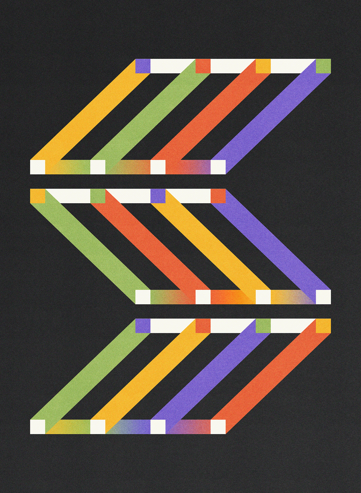 abstract bauhaus bauhaus design geometric gradients Poster Design shapes vector de stijl