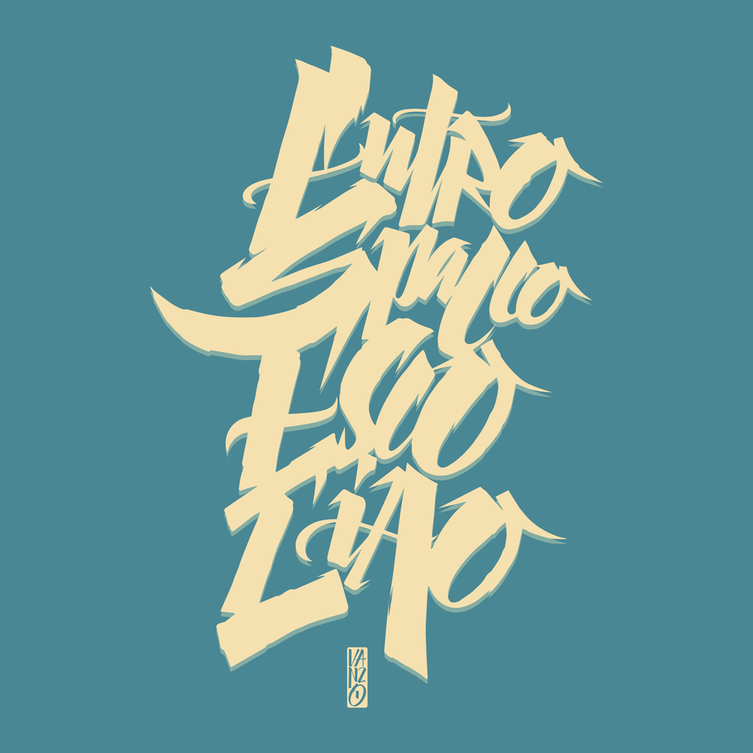 artwork brushlettering Calligraphy   Digital Art  HAND LETTERING lettering Lettering Design Logotype salmo type