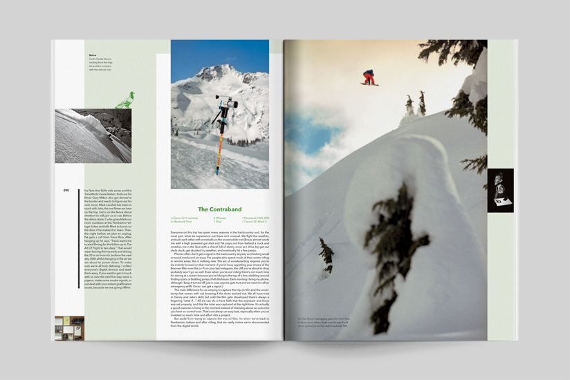 transworld snowboarding magazine editorial Layout Snowboarding