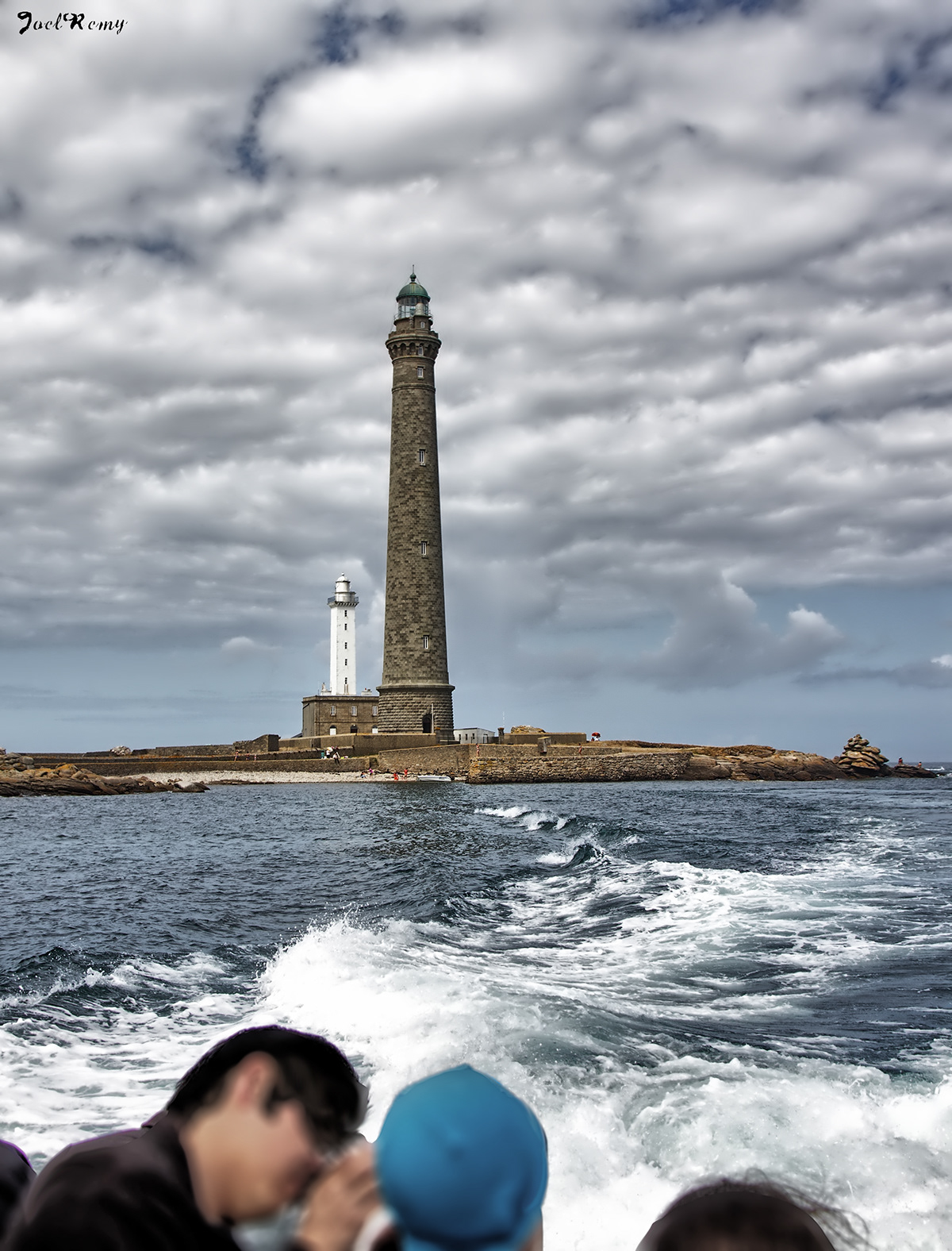 Island lighthouse phare ile vierge brittany sea