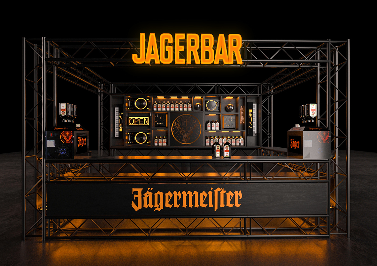 Quầy bar sự kiện Jägermeister - Công ty TNHH Quảng cáo Minh Thành L.H.P