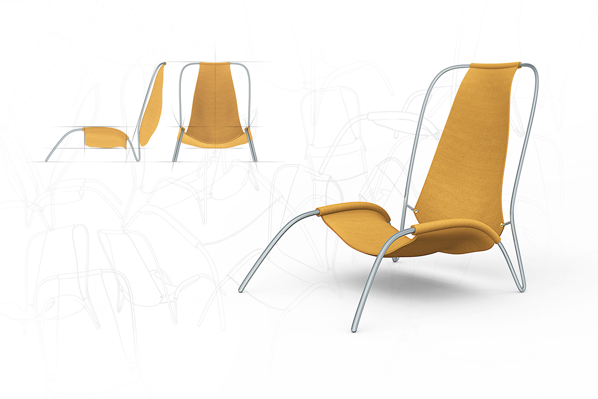 design sketch 3D Rhino3D Rhino furniture chair