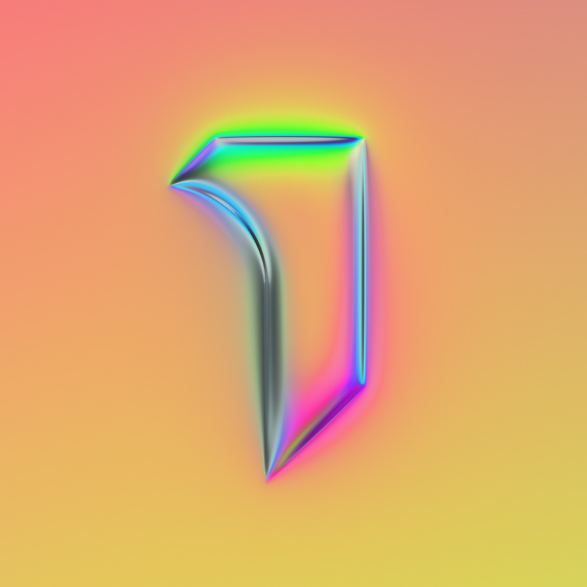 36 days 36daysoftype lettering typography   chrome glass metallic reflection refraction type design