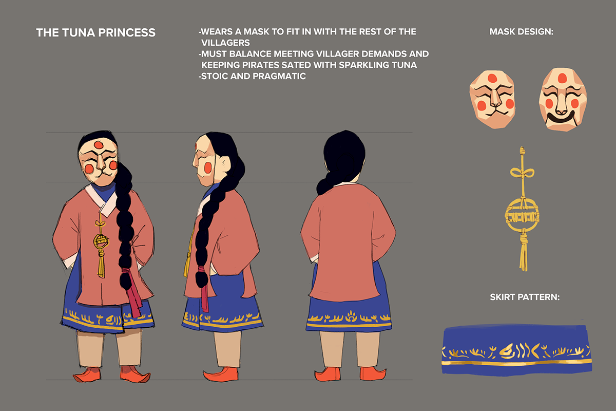 Character design  Visual Development traditional korean