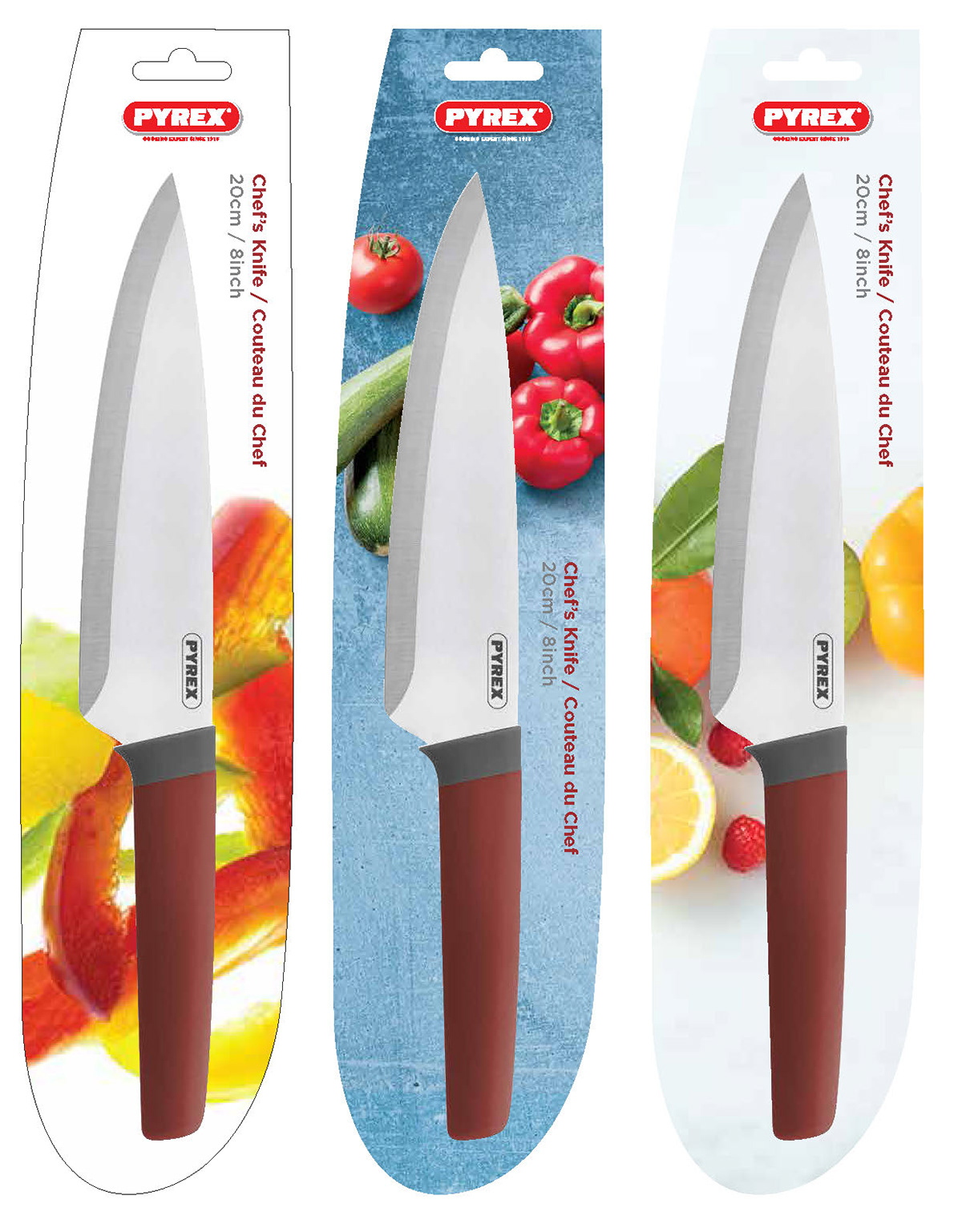 Food  intermarché knives Packaging pyrex Retail