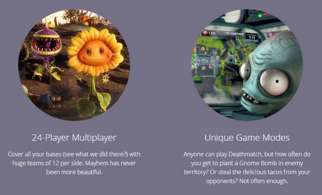 copywriting  video game puns Electronic Arts plants vs zombies Product description Website