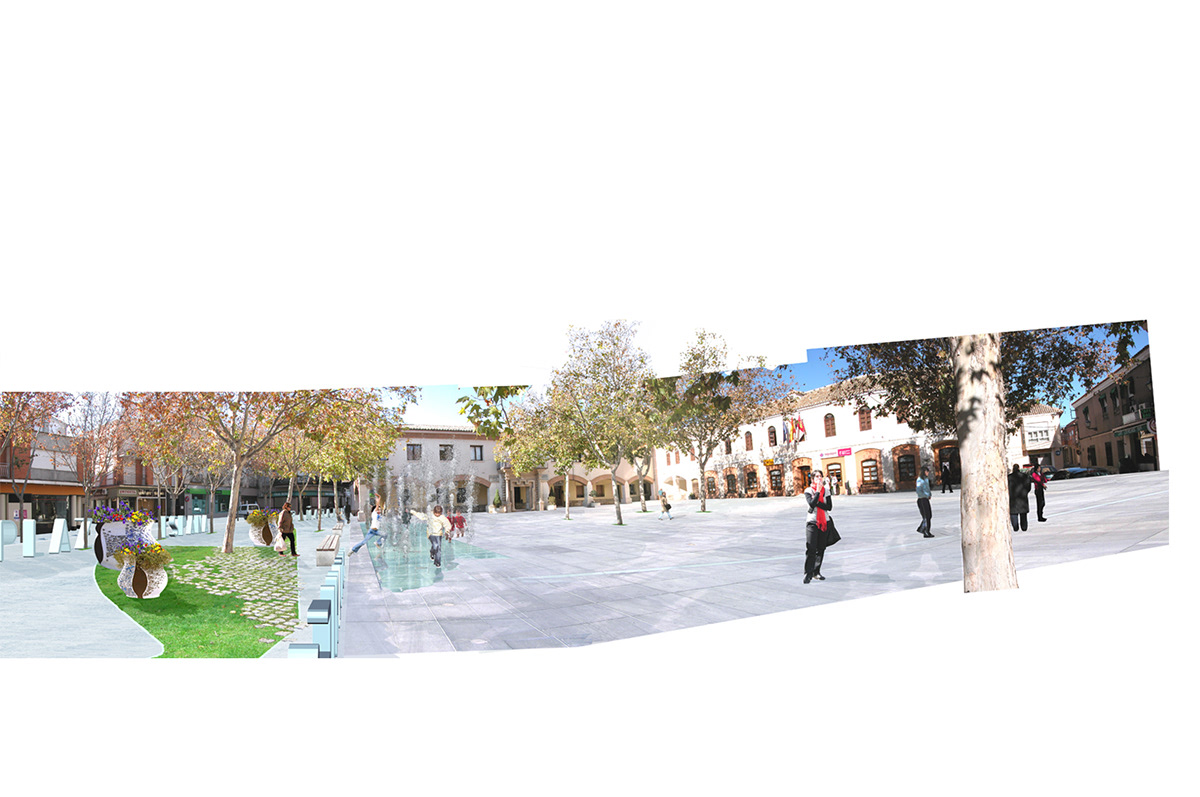 Villacañas toledo Plaza de España reforma Envés arquitectos