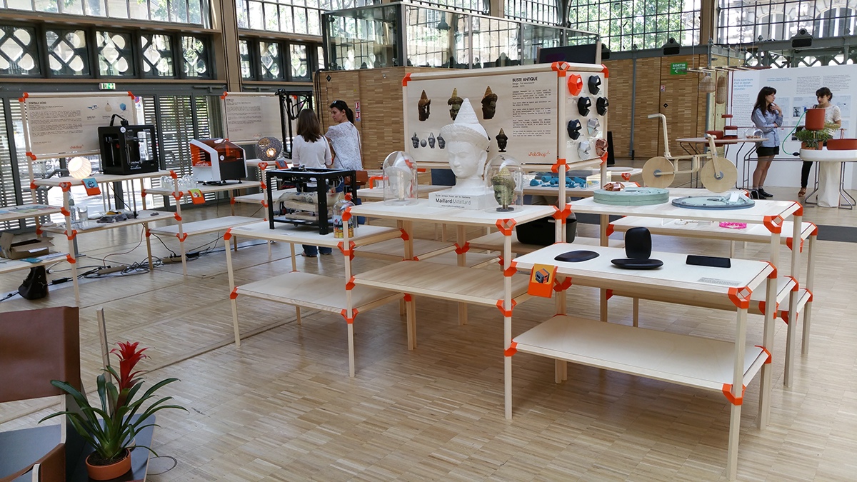 3d printing scenography Retail