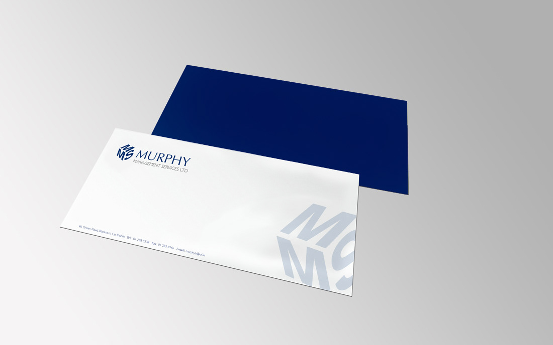 brand Corporate Identity visual identity logo Stationery business card letterhead Compliment Slip simple blue grey modern