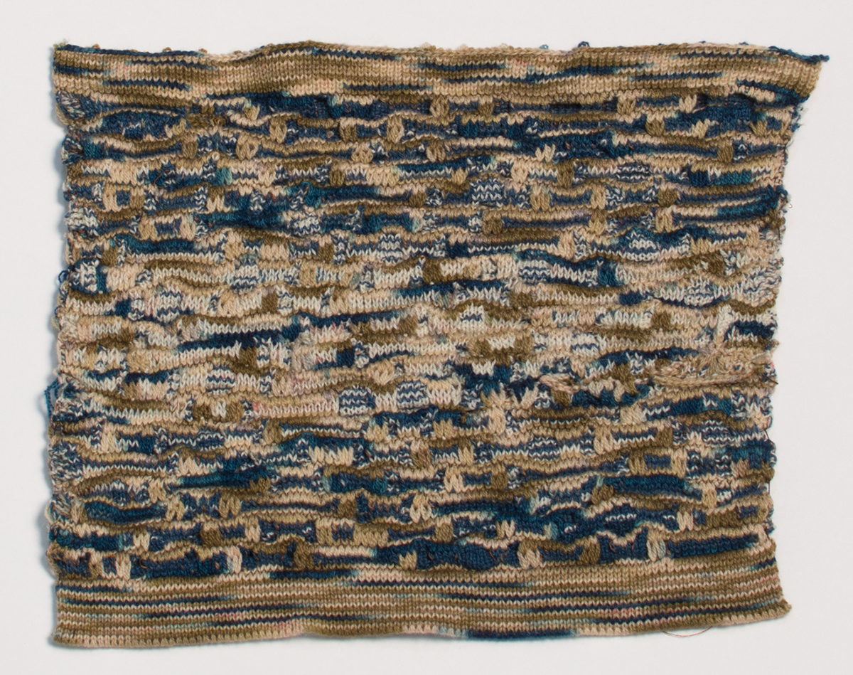 knitting machine knitting swatches Industrial Knitting  flat knitting samples dyeing engineered print