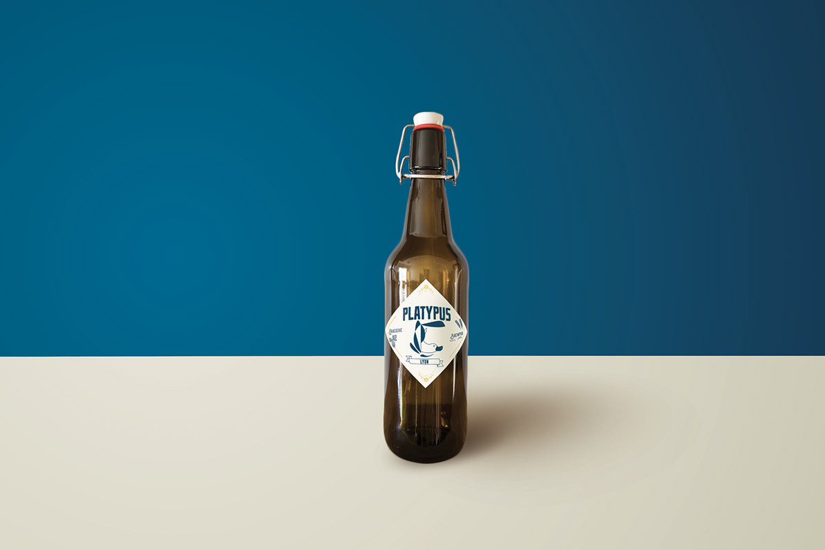 craftbeer beer bière design zythologie platypus Brewpub brasserie lyon branding 