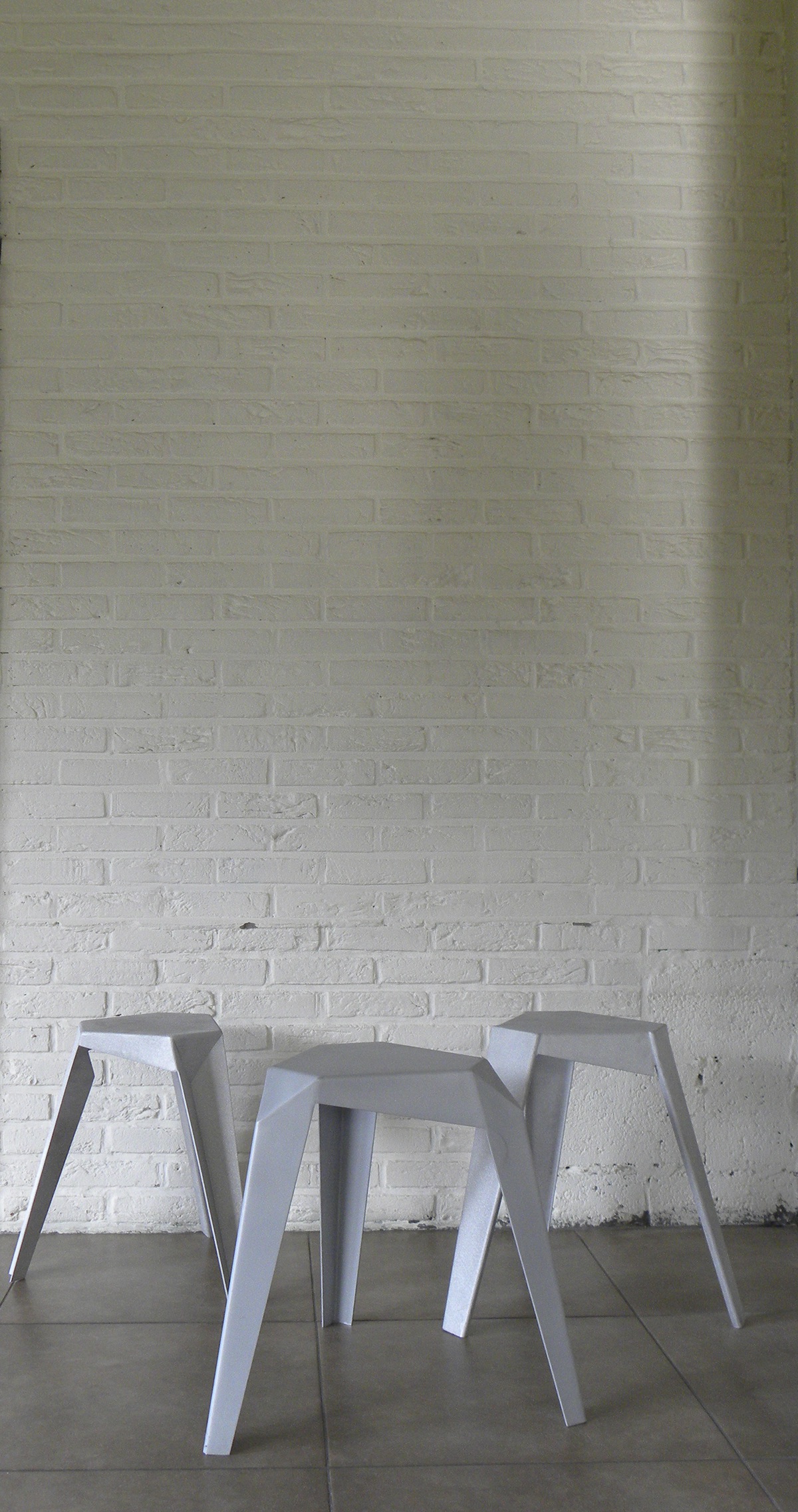 stool aluminum Polyester fiber shape tabouret trois en un three in one