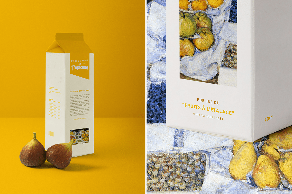 art bottle Fruit juice tasting Tropicana design Pack Packaging branding 