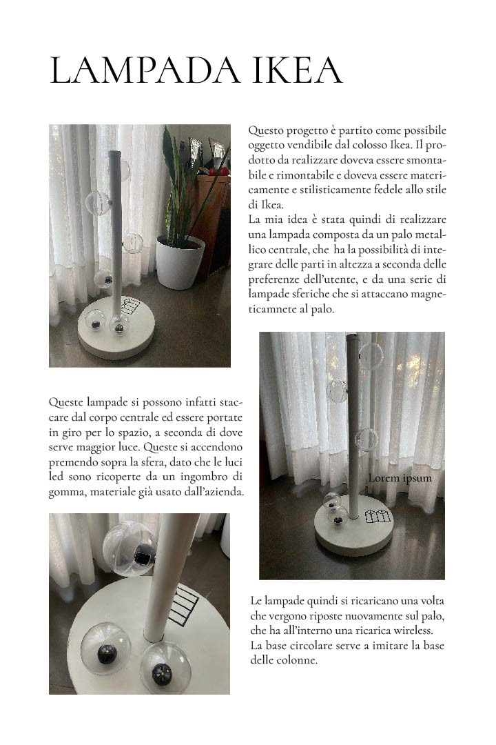 Lamp interior design  product design  industrial product