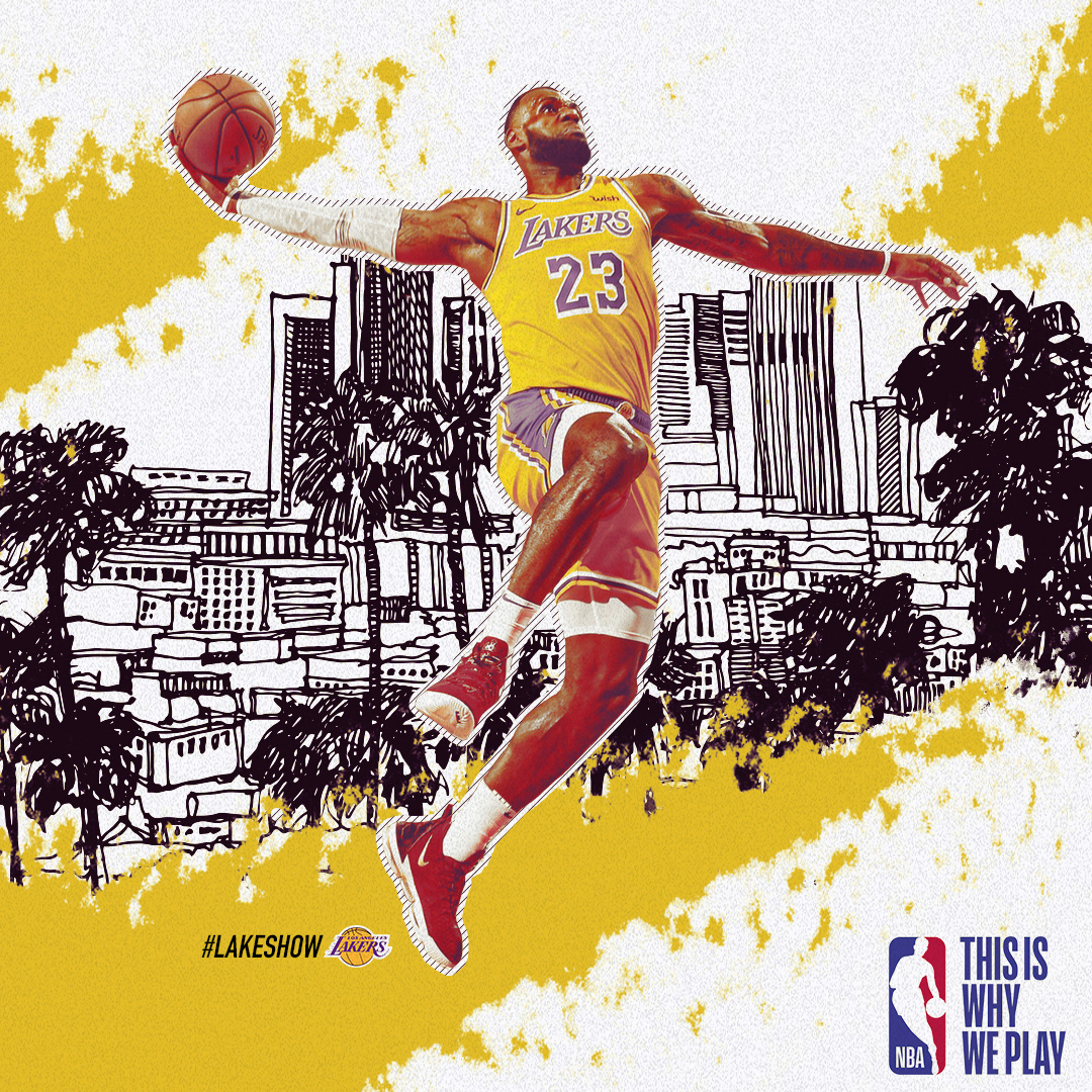 Lakers LeBron James NBA Art sports NBA Los Angeles Lakers