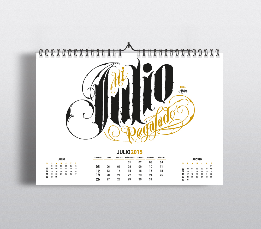 #lettering #caligrafia #type #handlettering  #calendario #calendar