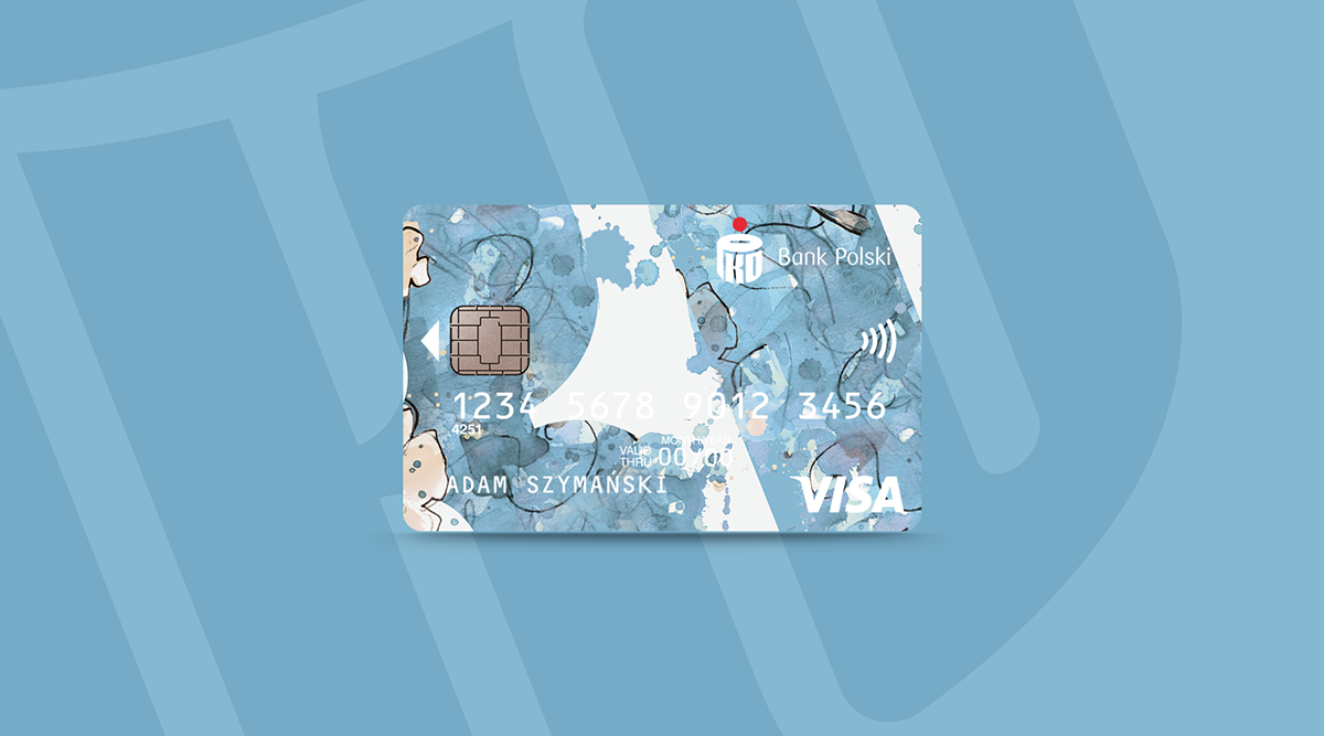 payment cards PKO BP system branding  Bank identity creative