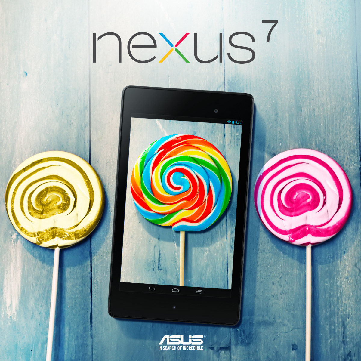 android nexus 7 lollipop