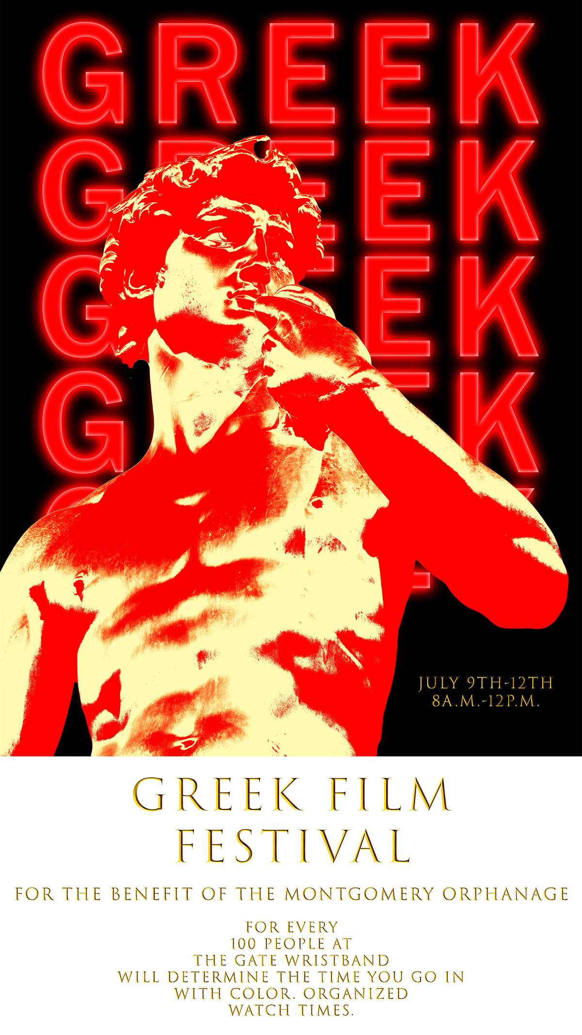 greek film festival social media Advertising  marketing   Graphic Designer photoshop Film   Cinema festival