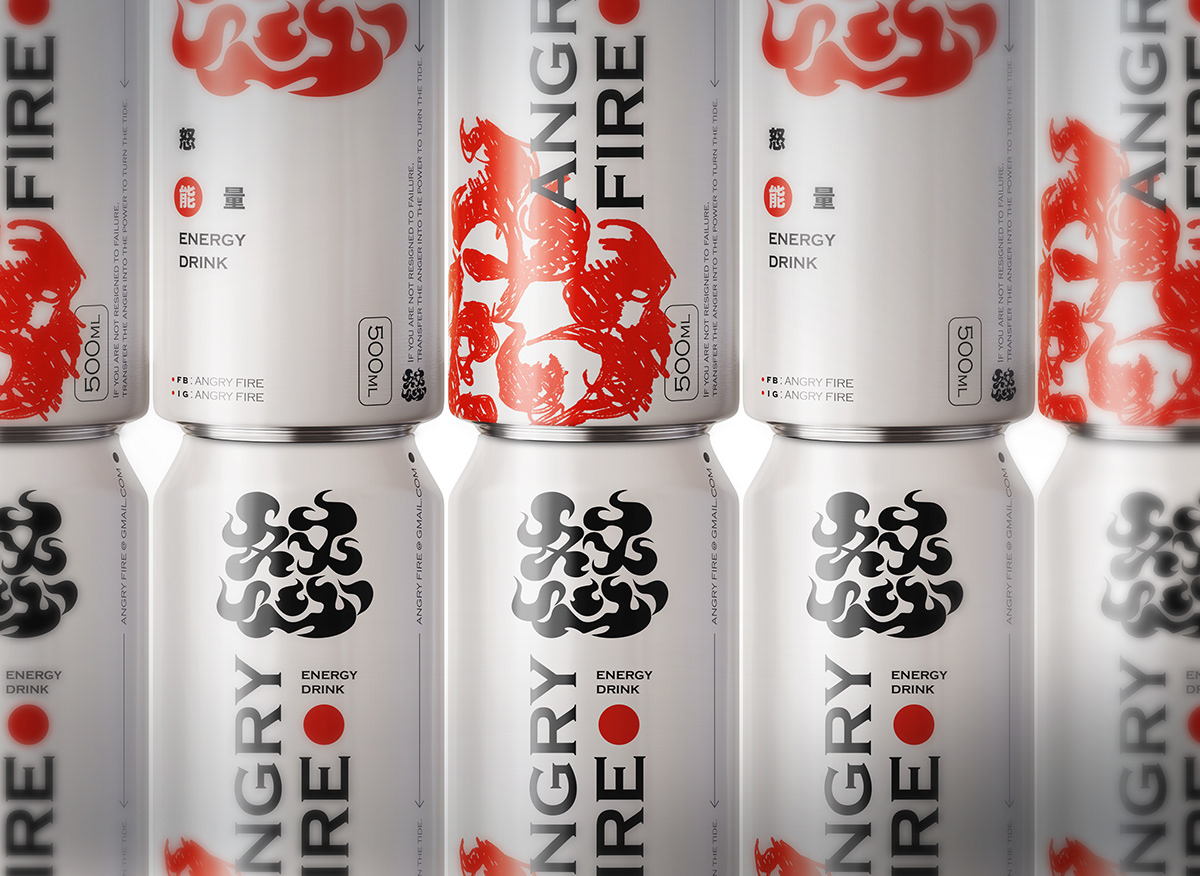 chinese type drink logo Logotype package Typeface 品牌 字體設計 漢字 能量飲料