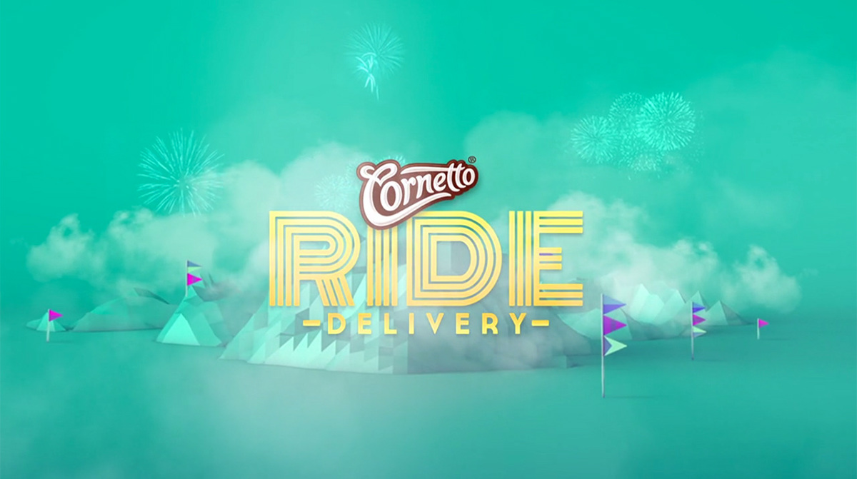 cornetto Ride Delivery digital Web