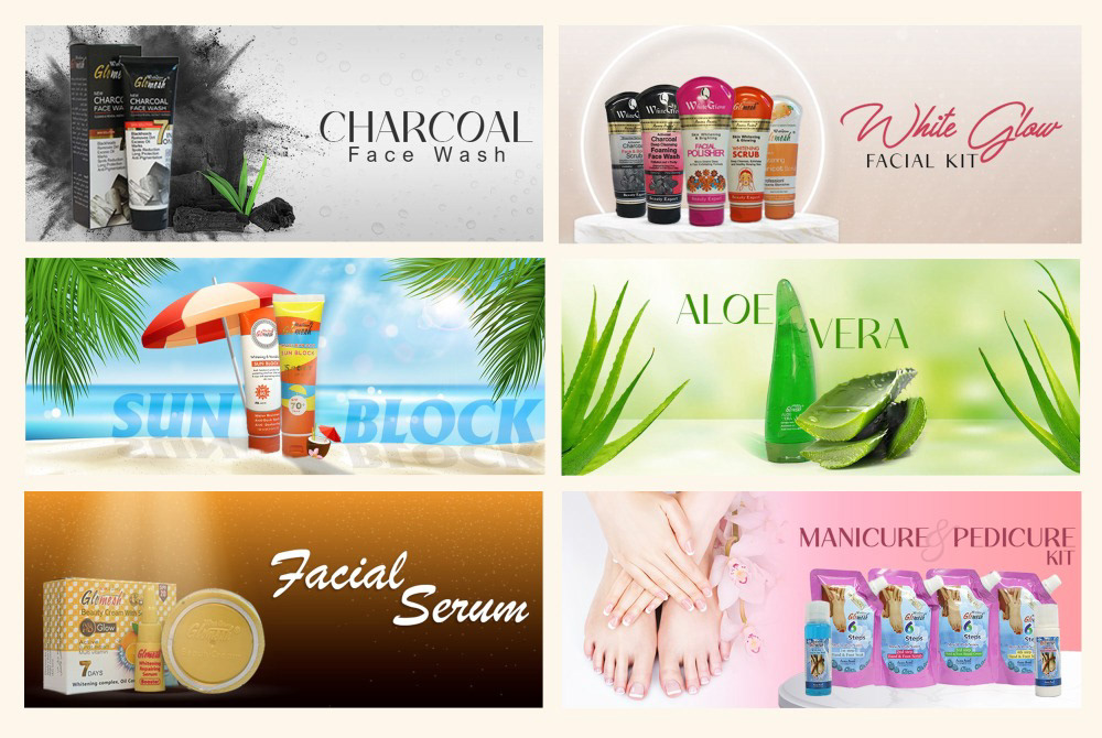 design Website Banner Cosmetic Brand PERSONALCARE