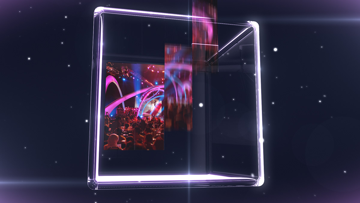 motion videohive open graphic Ae aftereffect cube glass