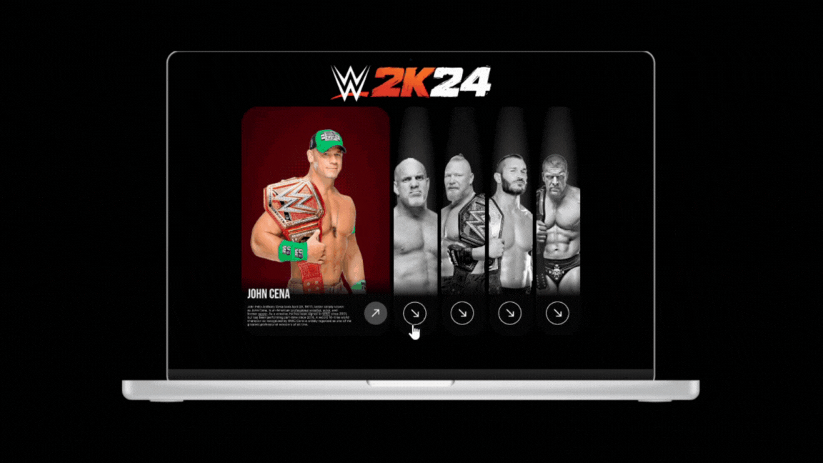 banner design gif wwe superstar Wrestling WWE wrestlemania John Cena 2K24