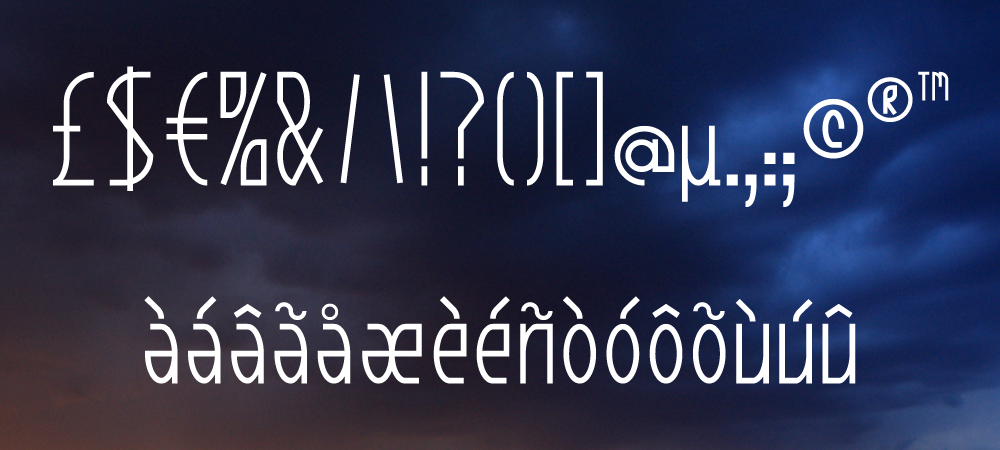 type font turkish Latin