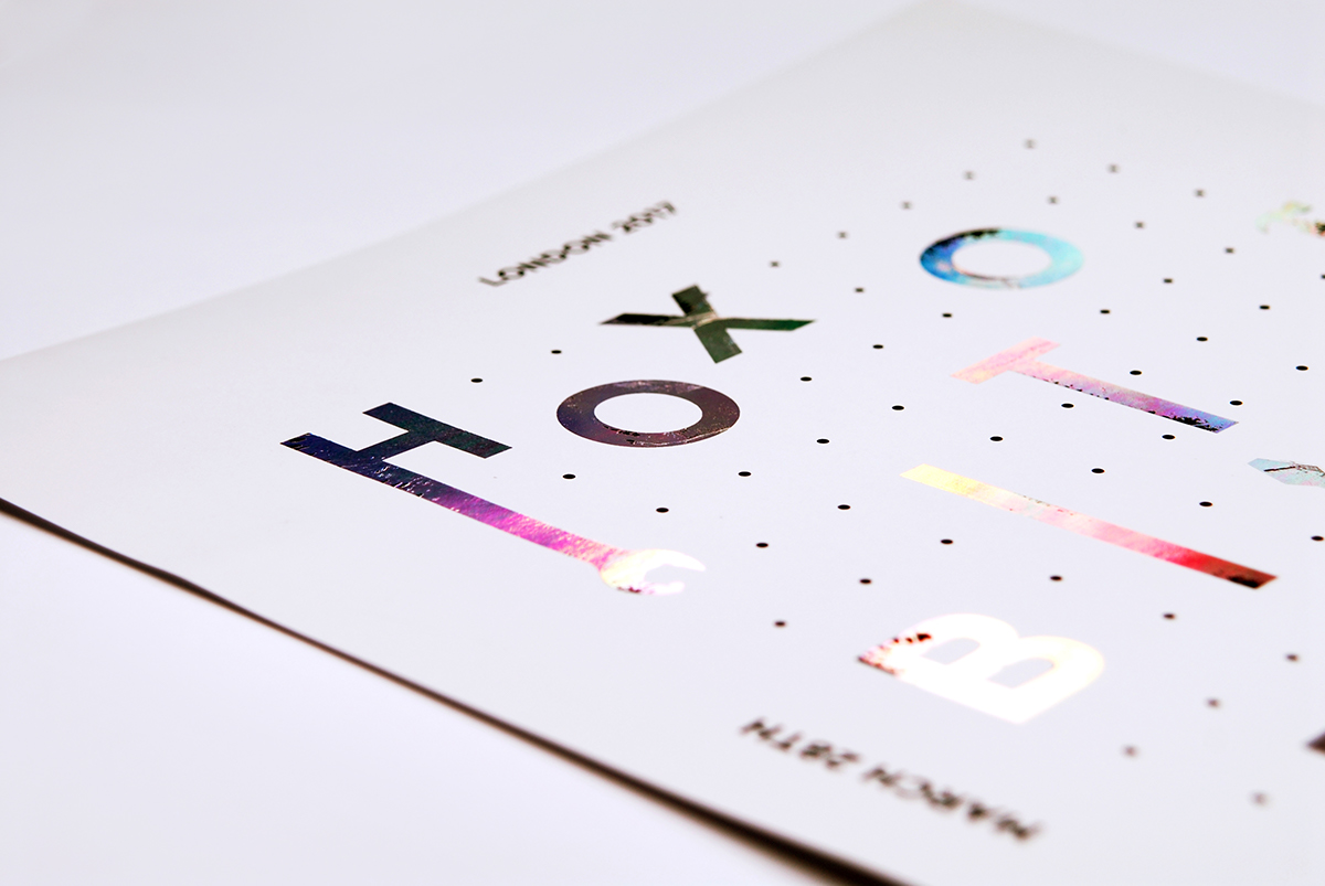 branding  colour holographic foil craftsmanship simple typography  