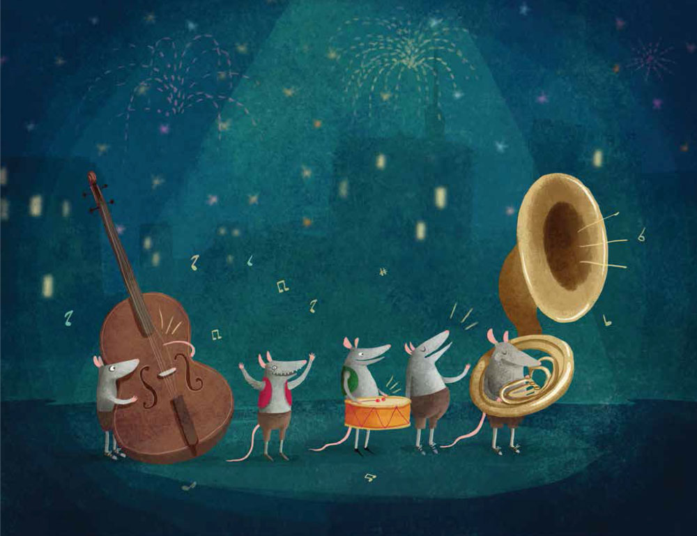 mouse book children orchestra