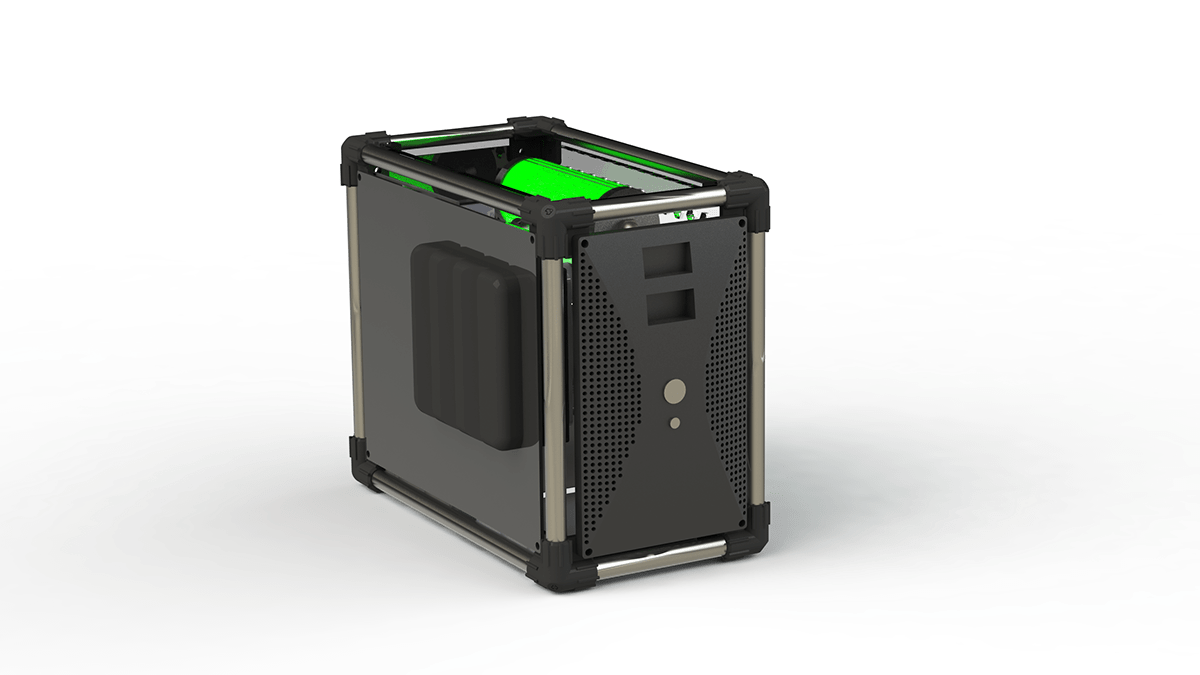 PC Windows 7 cad Solidworks small compact portable clear cristal Mini-itx design water cooled pump acylic case