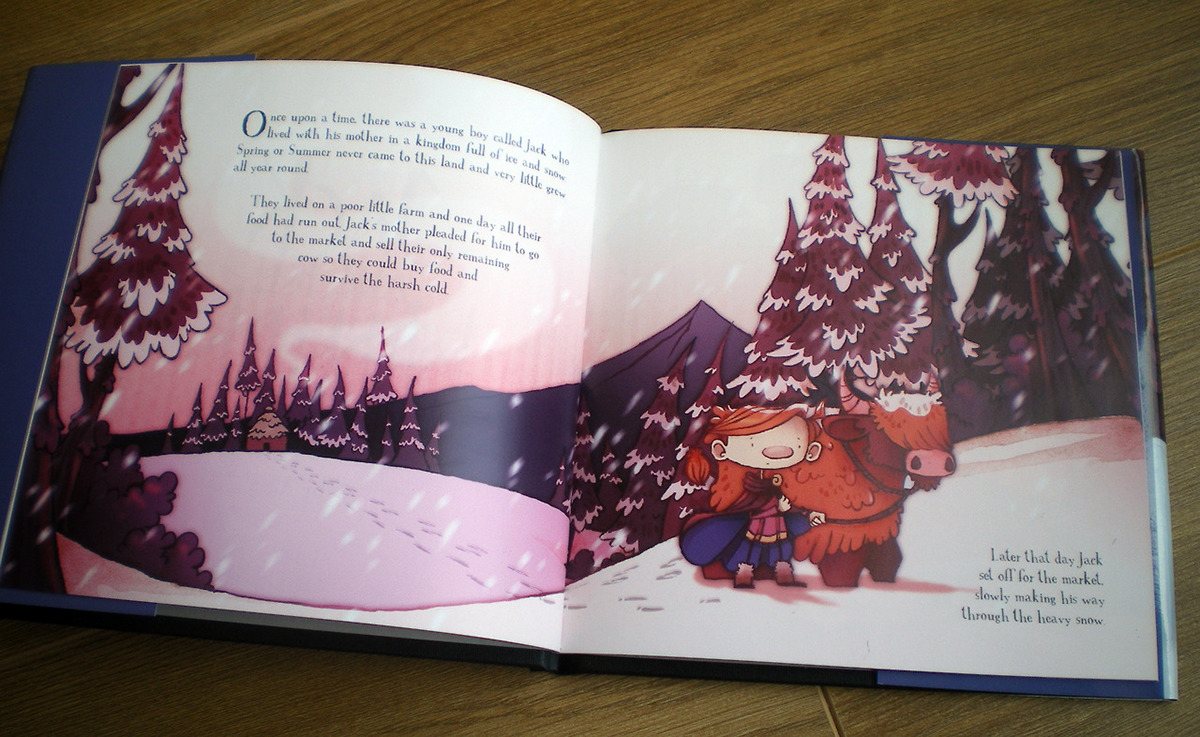 beanstalk fairytale story Picture book macmillan 2013 Layout storybook fairy tale adventure Magic   childrens