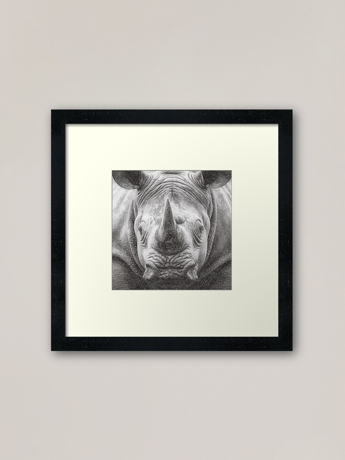 Rhino Rhinoceros animals ILLUSTRATION  Drawing  artwork sketch artist pencil арт